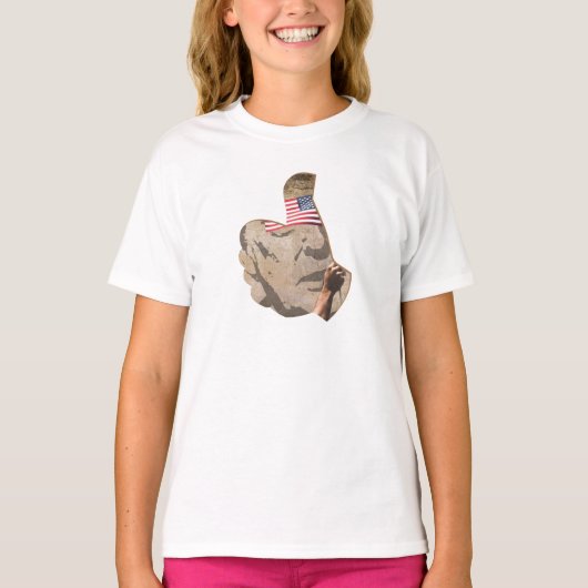 ドナルドを押し上げる Tシャツ (正面)