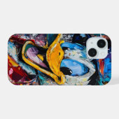 ドナルドザダックカラフルiPhone 15ケース iPhone 15ケース (裏面横)