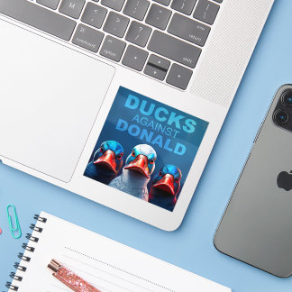 ドナルドステッカーに対するアヒル シール