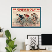 ドナルドソン自転車リトス広告ヴィンテージ ポスター (ホームオフィス)