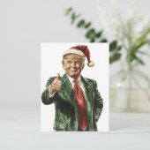ドナルドトランプおもしろいクリスマスカード シーズンカード (スタンド正面)