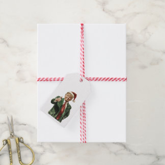 ドナルドトランプおもしろいクリスマスプレゼントラベル ギフトタグ