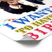 ドナルドトランプお祝いバルーン誕生日 ポスター (角)