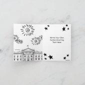 ドナルドトランプからのハッピー弾劾シーズン カード (内部)