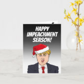 ドナルドトランプからのハッピー弾劾シーズン カード (黄色い花)