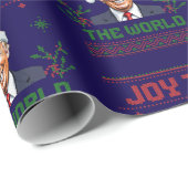 ドナルドトランプのクリスマスの喜び世界 ラッピングペーパー (ロールコーナー)