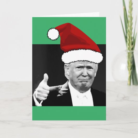 ドナルドトランプのクリスマスカード シーズンカード (正面)