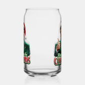 ドナルドトランプのクリスマスサンタハットの親指を上げる ガラス缶 (右)