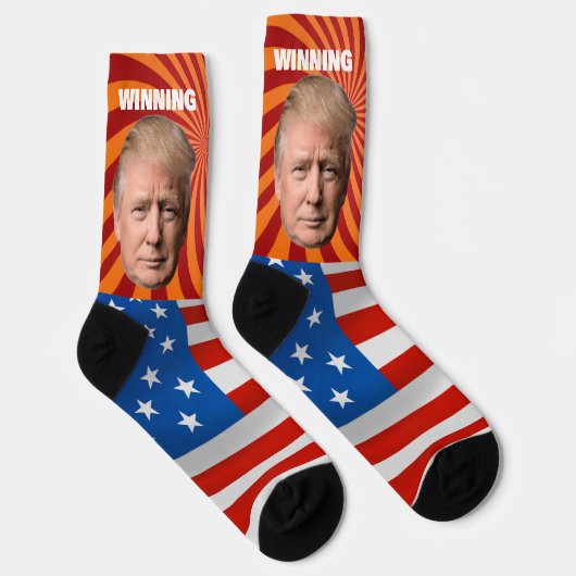 ドナルドトランプのクリスマス優勝ソックス ソックス (右)