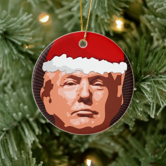 ドナルドトランプのクリスマス装飾 セラミックオーナメント (ツリー)