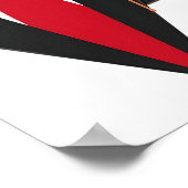 ドナルドトランプのスーツとネクタイのハロウィーンの衣装1 ポスター (角)