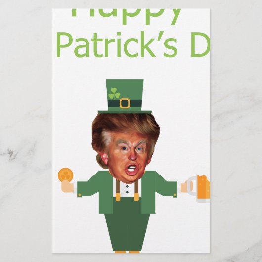 ドナルドトランプのレプラハウン 便箋 (正面)