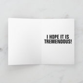 ドナルドトランプの途方もない誕生日カード カード (内部)