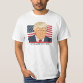 ドナルドトランプカスタム文字アメリカン Tシャツ (正面)
