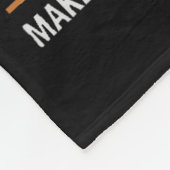 ドナルドトランプガービージュオレンジ反射安全ベスト フリースブランケット (角)