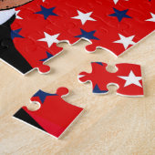 ドナルドトランプキスジグソーパズル簡単 ジグソーパズル (側面)