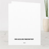 ドナルドトランプキス誕生日オーバーサイズカード カード (裏面)