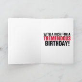 ドナルドトランプキス誕生日カード カード (内部)