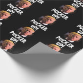 ドナルドトランプキス おもしろい ラッピングペーパー (角)