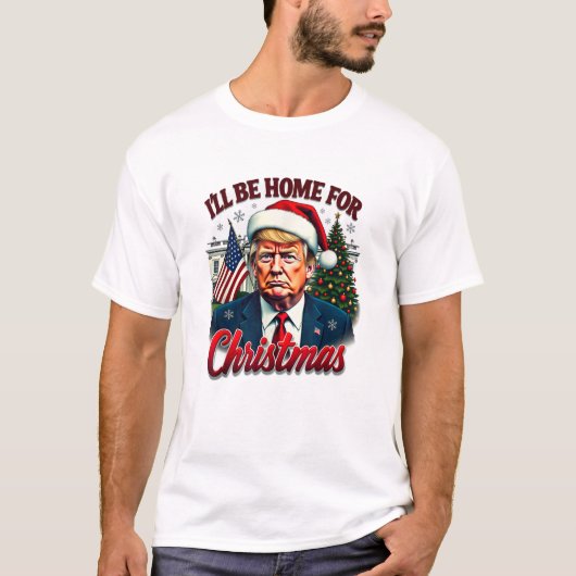 ドナルドトランプクリスマスダディーズホーム Tシャツ (正面)