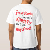 ドナルドトランプクリスマス醜いクリスマスセーター Tシャツ (裏面)