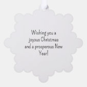 ドナルドトランプスターリーナイトバンゴッホアートスタイル2024 オーナメントカード (裏面)