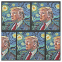 ドナルドトランプスターリーナイトバンゴッホアートスタイル2024
