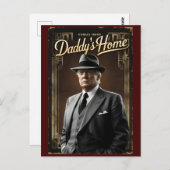 ドナルドトランプダディーズホームクリスマスマおもしろいガ ポストカード (正面/裏面)