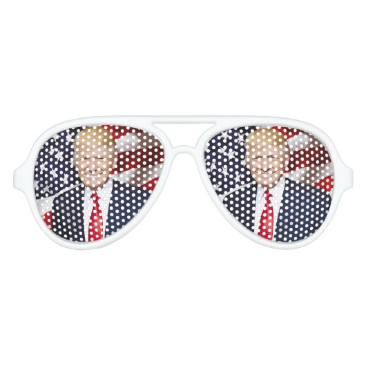 ドナルドトランプノベルティサングラス アビエーターサングラス (正面)