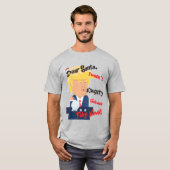ドナルドトランプノーグクリスマス顔マスク Tシャツ (正面フル)