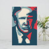 ドナルドトランプノーペ 便箋 (スタンド正面)