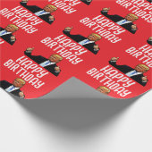 ドナルドトランプハッピーバースデーラッピング紙 ラッピングペーパー (角)