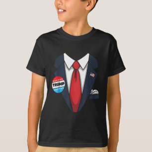 ドナルドトランプハロウィーンの衣装スーツ幼児Ki Tシャツ