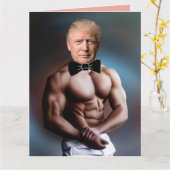 ドナルドトランプハンクすべての行事カーおもしろいド カード (黄色い花)