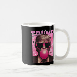ドナルドトランプバブルガムピンクサングラス コーヒーマグカップ