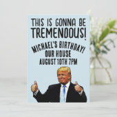 ドナルドトランプバースデーパーティ招待状 招待状 (スタンド正面)