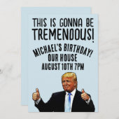 ドナルドトランプバースデーパーティ招待状 招待状 (正面/裏面)