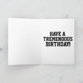 ドナルドトランプパパ誕生日途方もないカード カード (内部)