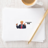 ドナルドトランプパーソナライズされた差出人住所ラベル ラベル (インサイチュ)