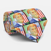 ドナルドトランプファンゴッホネックタイ ネクタイ (ロール)