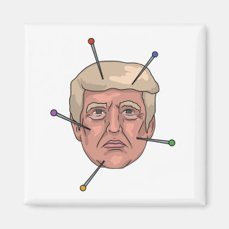 ドナルドトランプブードゥードールピンイラストレーション マグネット