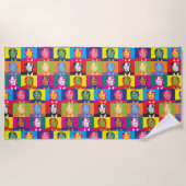 ドナルドトランプポップ・アートのアートビーチタオル ビーチタオル (正面)