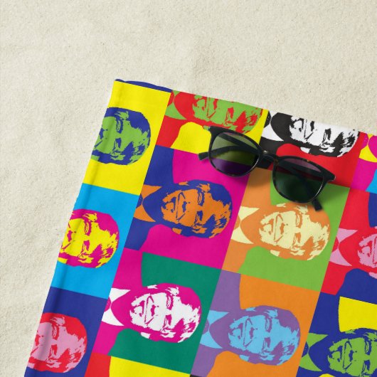 ドナルドトランプポップ・アートのアートビーチタオル ビーチタオル (インサイチュ)