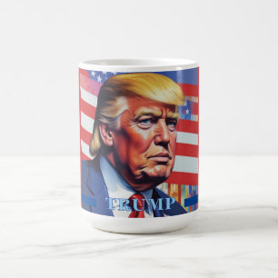 ドナルドトランプポップ・アートのアート コーヒーマグカップ