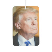 ドナルドトランプポートレート カーエアーフレッシュナー (正面)