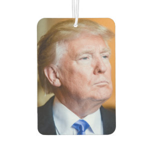 ドナルドトランプポートレート カーエアーフレッシュナー