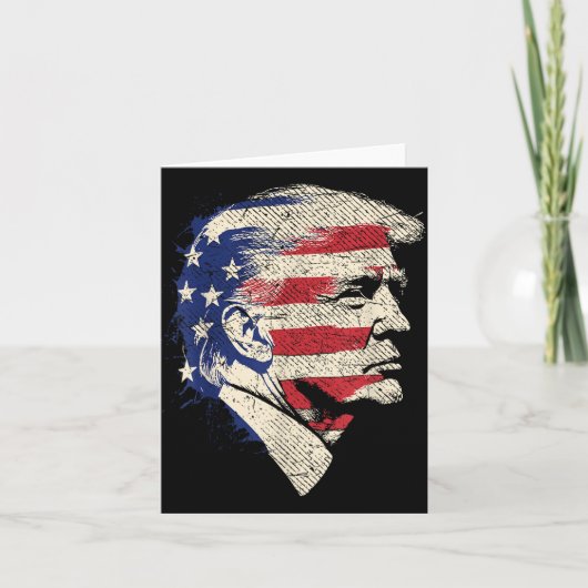 ドナルドトランプポートレート カード (正面)