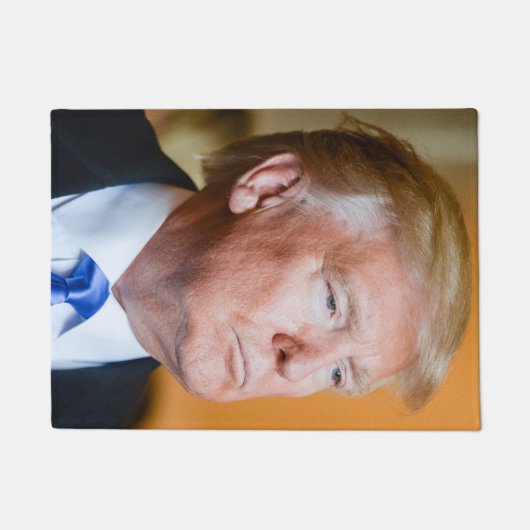 ドナルドトランプポートレート ドアマット (正面)