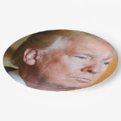 ドナルドトランプポートレート ペーパープレート (アングル)