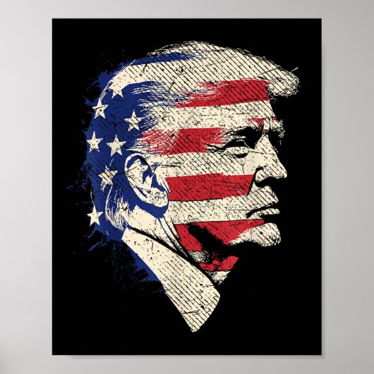 ドナルドトランプポートレート ポスター (正面)